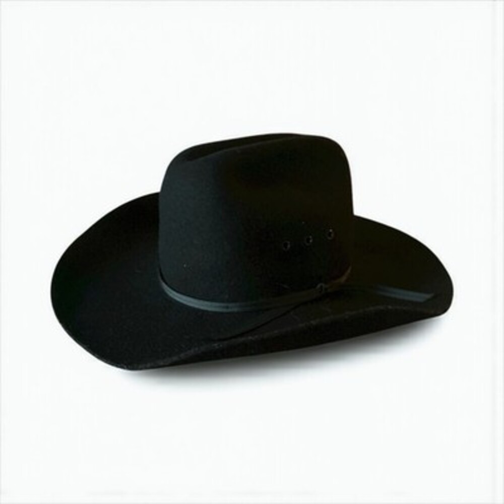 Kids Western Black Cowboy Hat Wool Small
